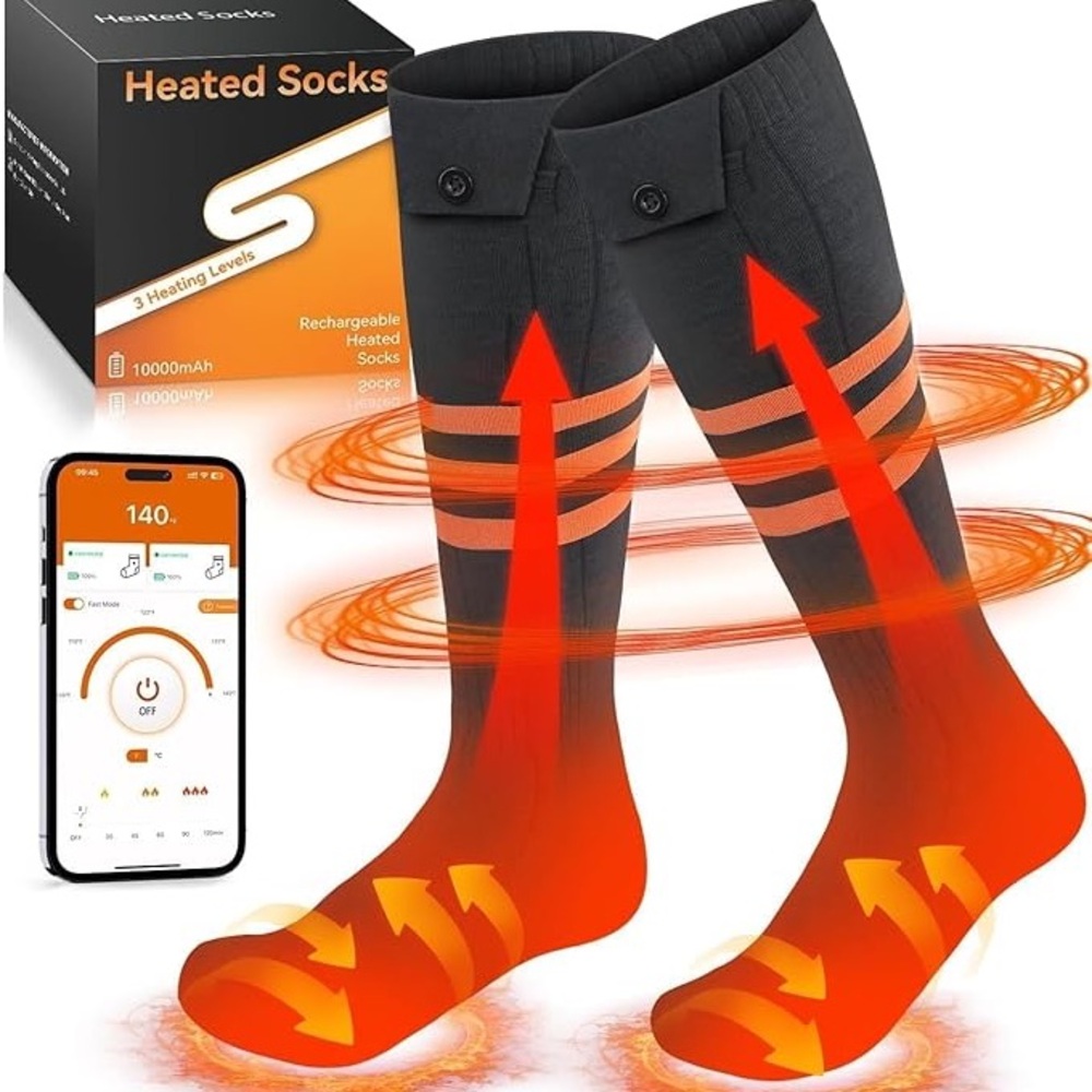 Stay Warm Anywhere with Heated Socks